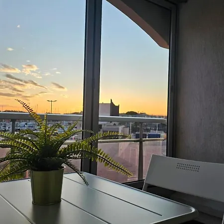 Daire With Balcony Facing The Port *