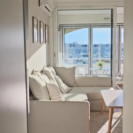 With Balcony Facing The Port Mauguio